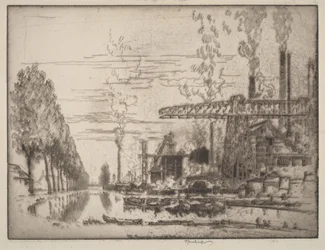 The Brussels Canal, A Modern Hobbema