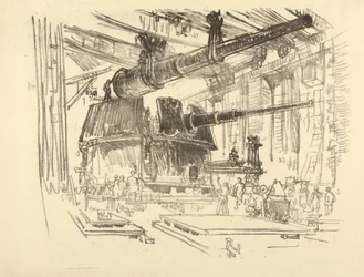 The English War Series: W. 448 Fitting Guns in Turrets