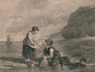 Young Shrimp Catchers, early 19th century