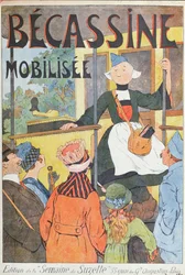 The Departure of Becassine, Cover of 