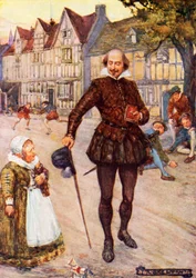 William Shakespeare in Stratford-upon-Avon