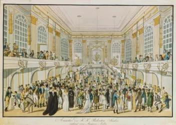 View of the Imperial and Royal Redoutensaal During a Masquerade Ball