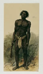 Native with Boomerang from Woolongong (Wollongong), Australia