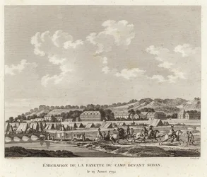The Marquis de Lafayette Fleeing the Camp at Sedan