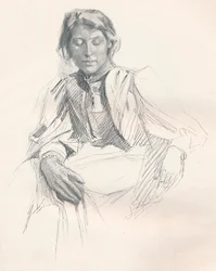 Study in Lead Pencil, c1897