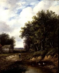 The Path by the Pond