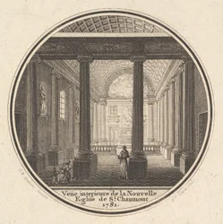 Print of the Reverse of the Portrait Medal of Fortunée-Marie d