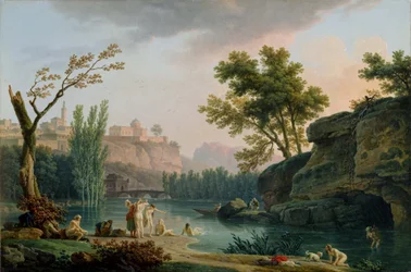 Summer Evening, Italian Landscape