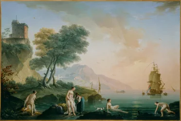 Bathing Girls on the Seashore