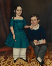 John and Louisa Stock, 1845