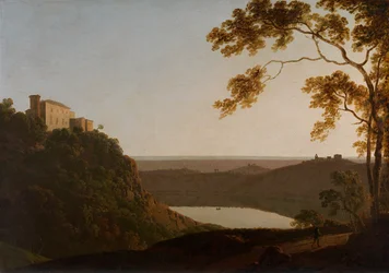 Lake Nemi, Sunset