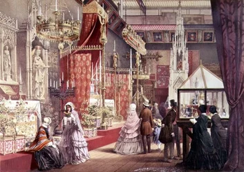 Great Exhibition: Medieval Court, Designed by Pugin, 1851