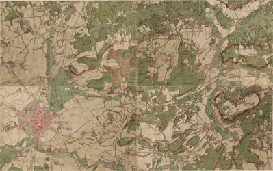 Map of Loven ou Louvain - Leuven