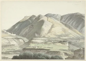 Italian Landscape Near Subiaco