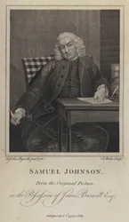 Samuel Johnson, English writer and lexicographer
