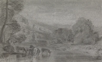 Landscape with Cattle Watering