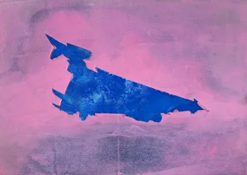 Abstract Blue Form