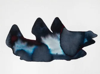 Abstract Indigo Flow
