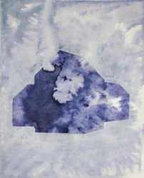 Dreamy Blue House Shape