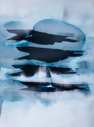 Ethereal Blue Ink Flow