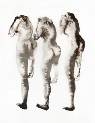 Ethereal Sepia Figures