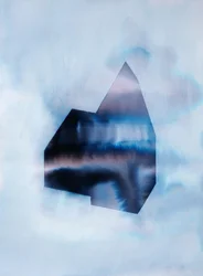 Indigo Geometric Wash