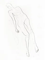 Serene Nude Drawing