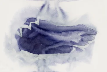 Soft Indigo Abstract