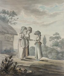Landscape with three Figures