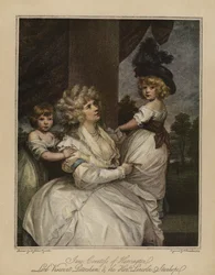 Jane Countess of Harrington, Lord Viscount Petersham, and the Honourable Lincoln Stanhope