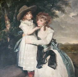 Miss Cocks and her niece, circa 1790