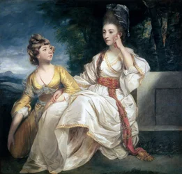 Mrs Thrale and her Daughter Hester (Queeney)