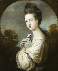 Portrait of Miss Juliet Langton Standing, Half Length, 1764