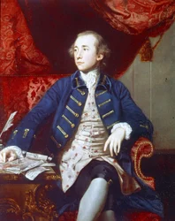 Portrait of Warren Hastings (1732 - 1818). Painting by Joshua Reynolds. 1766 - 1768. London, National Portrait Gallery.