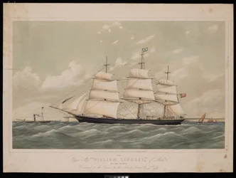 Clipper Ship William Lindsay of Leith 970 Ton Register, 27 February 1868