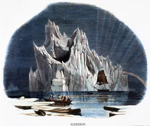 Icebergs, from Phenomena of Nature