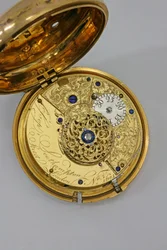 Interior of a watch