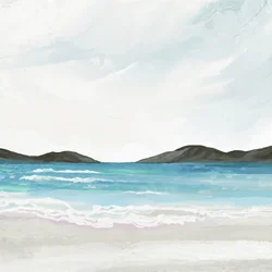 Calm Coastal Horizon