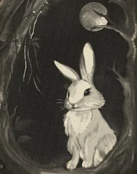 Moonlit Forest Rabbit