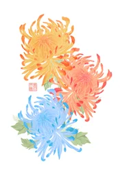Vibrant Asian Chrysanthemums