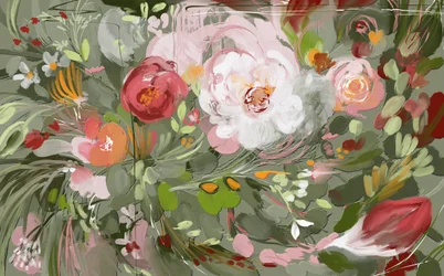 Vibrant Garden Blooms