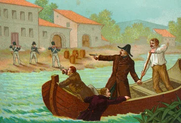 Proscription in the South in 1815 (illustration)