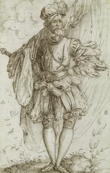 Ensign Carrying a Flag, 1560s