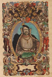 Portrait of Duke Christoph of Württemberg From Biblia germanica