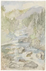 Mountain Landscape with Stream