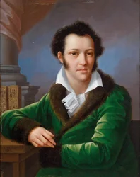 Portrait of Count Fyodor Ivanovich Tolstoy 1782-1846, known as the American, 1812