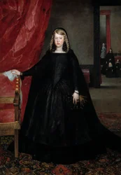 The Empress Doña Margarita of Austria in Mourning Dress