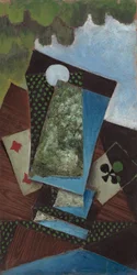Ace of Clubs and Four of Diamonds, 1915