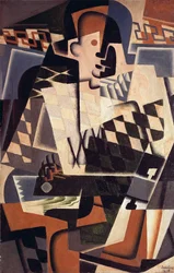 Harlequin with a Guitar, 1917