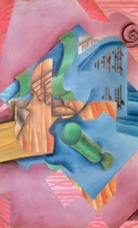 Violin and Glass (Still Life)
